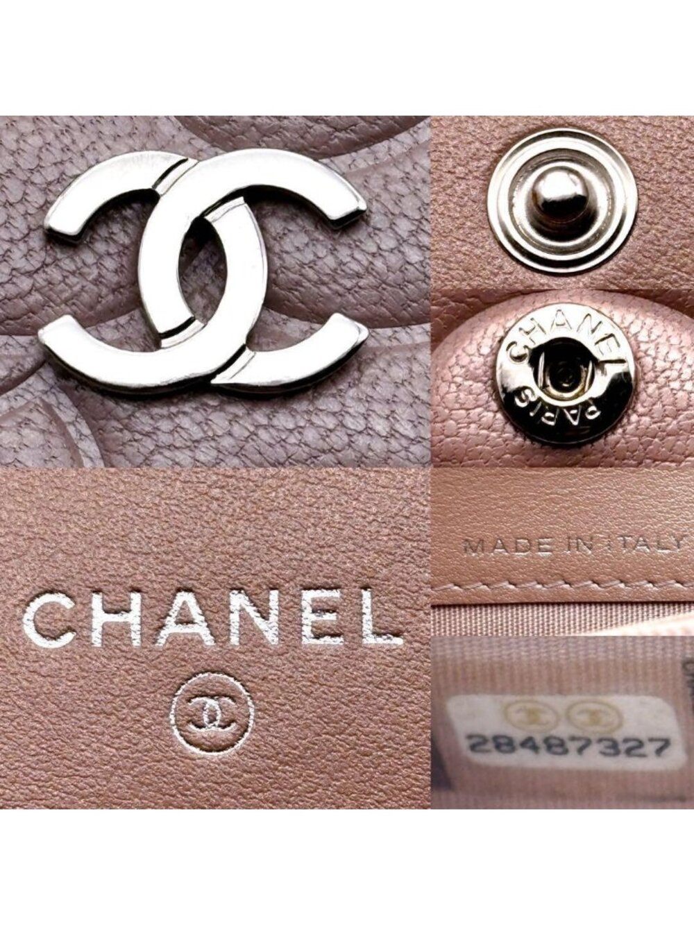 Chanel Wallet Camellia Embossed Flap - Picture 16 of 16